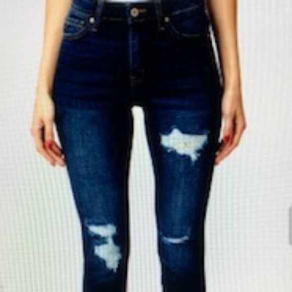 KanCan Denim - Brand new Kancan Distressed High Rise Skinny Jeans